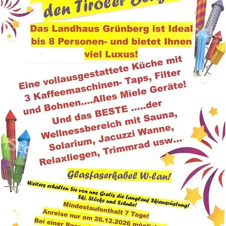 Vakantiehuis Gruenberg *